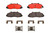 Premium NAO Ceramic OE Equivalent Front Brake Pad Set | BBBP24102N