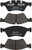 Premium Low-Met OE Equivalent Front Brake Pad Set | BBBP50063