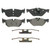 QuickStop Rear Disc Brake Pad Set Semi-Metallic | WAGZX1267