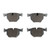 Premium NAO Ceramic OE Equivalent Rear Disc Brake Pad Set | BBBP06056N