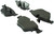 Street Brake Pads, Front with Shims and Hardware | STE308.09180