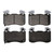 QuickStop Front Disc Brake Pad Set Ceramic | WAGZD2145