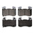 QuickStop Front Disc Brake Pad Set Ceramic | WAGZD2145