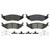 QuickStop Rear Disc Brake Pad Set Semi-Metallic | WAGZX1046