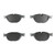 Premium NAO Ceramic OE Equivalent Front Brake Pad Set | BBBP06076N