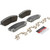 Premium NAO Ceramic OE Equivalent Front Brake Pad Set | BBBP11019N