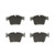 Premium NAO Ceramic OE Equivalent Rear Disc Brake Pad Set | BBBP50133N