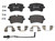 Premium Low-Met OE Equivalent Rear Disc Brake Pad Set | BBBP85150