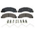 QuickStop Front Disc Brake Pad Set Semi-Metallic | WAGZX756