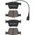 Premium Low-Met OE Equivalent Rear Disc Brake Pad Set | BBBP85162