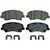 QuickStop Front Disc Brake Pad Set Ceramic | WAGZD1593