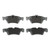 Premium NAO Ceramic OE Equivalent Rear Disc Brake Pad Set | BBBP50052N