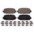 QuickStop Rear Disc Brake Pad Set Ceramic | WAGZD2081