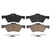 QuickStop Front Disc Brake Pad Set Ceramic | WAGZD1047B