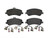 Premium Low-Met OE Equivalent Front Brake Pad Set | BBBP50086