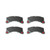 Premium NAO Ceramic OE Equivalent Front Brake Pad Set | BBBP65026N