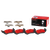 Premium NAO Ceramic OE Equivalent Rear Disc Brake Pad Set | BBBP18010N