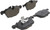 Premium Low-Met OE Equivalent Front Brake Pad Set | BBBP36028