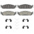 OEX Front Disc Brake Pad Set Premium Ceramic | WAGOEX1508