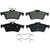 QuickStop Rear Disc Brake Pad Set Ceramic | WAGZD1564