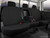 SP80 Series - Seat Protector Poly-Cotton Custom Fit Rear Seat Cover - Black | 947SP82-87 BLACK