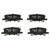 Premium NAO Ceramic OE Equivalent Rear Disc Brake Pad Set | BBBP83068N