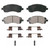 QuickStop Front Disc Brake Pad Set Ceramic | WAGZD722