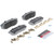 Premium NAO Ceramic OE Equivalent Rear Disc Brake Pad Set | BBBP83098N