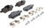 Premium Low-Met OE Equivalent Rear Disc Brake Pad Set | BBBP06090