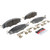 Premium NAO Ceramic OE Equivalent Front Brake Pad Set | BBBP24163N