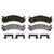 OEX Front Disc Brake Pad Set Premium Ceramic | WAGOEX784