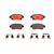 Premium NAO Ceramic OE Equivalent Front Brake Pad Set | BBBP83050N