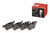 Premium Low-Met OE Equivalent Rear Disc Brake Pad Set | BBBP86029