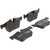 Premium Low-Met OE Equivalent Rear Disc Brake Pad Set | BBBP86029