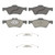 OEX Front Disc Brake Pad Set Premium Ceramic | WAGOEX1047A