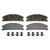 OEX Front Disc Brake Pad Set Premium Ceramic | WAGOEX1611