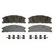 OEX Front Disc Brake Pad Set Premium Ceramic | WAGOEX1611