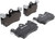 Premium Low-Met OE Equivalent Rear Disc Brake Pad Set | BBBP85070