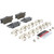 Premium NAO Ceramic OE Equivalent Rear Disc Brake Pad Set | BBBP83089N