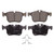 ThermoQuiet Rear Disc Brake Pad Set Ceramic | WAGQC1795