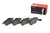Premium Low-Met OE Equivalent Front Brake Pad Set | BBBP85112