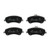 Premium NAO Ceramic OE Equivalent Front Brake Pad Set | BBBP50086N