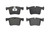 Premium Low-Met OE Equivalent Front Brake Pad Set | BBBP06075