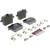Premium NAO Ceramic OE Equivalent Rear Disc Brake Pad Set | BBBP06109N