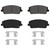 QuickStop Front Disc Brake Pad Set Ceramic | WAGZD2215