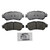 QuickStop Front Disc Brake Pad Set Ceramic | WAGZD2038