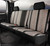 TR40 Series - Wrangler Saddleblanket Custom Fit Rear Seat Cover - Solid Black | 947TRS42-34 BLACK