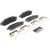 Premium NAO Ceramic OE Equivalent Front Brake Pad Set | BBBP56059N