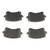 Premium NAO Ceramic OE Equivalent Rear Disc Brake Pad Set | BBBP85109N