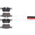 Premium NAO Ceramic OE Equivalent Rear Disc Brake Pad Set | BBBP86030N